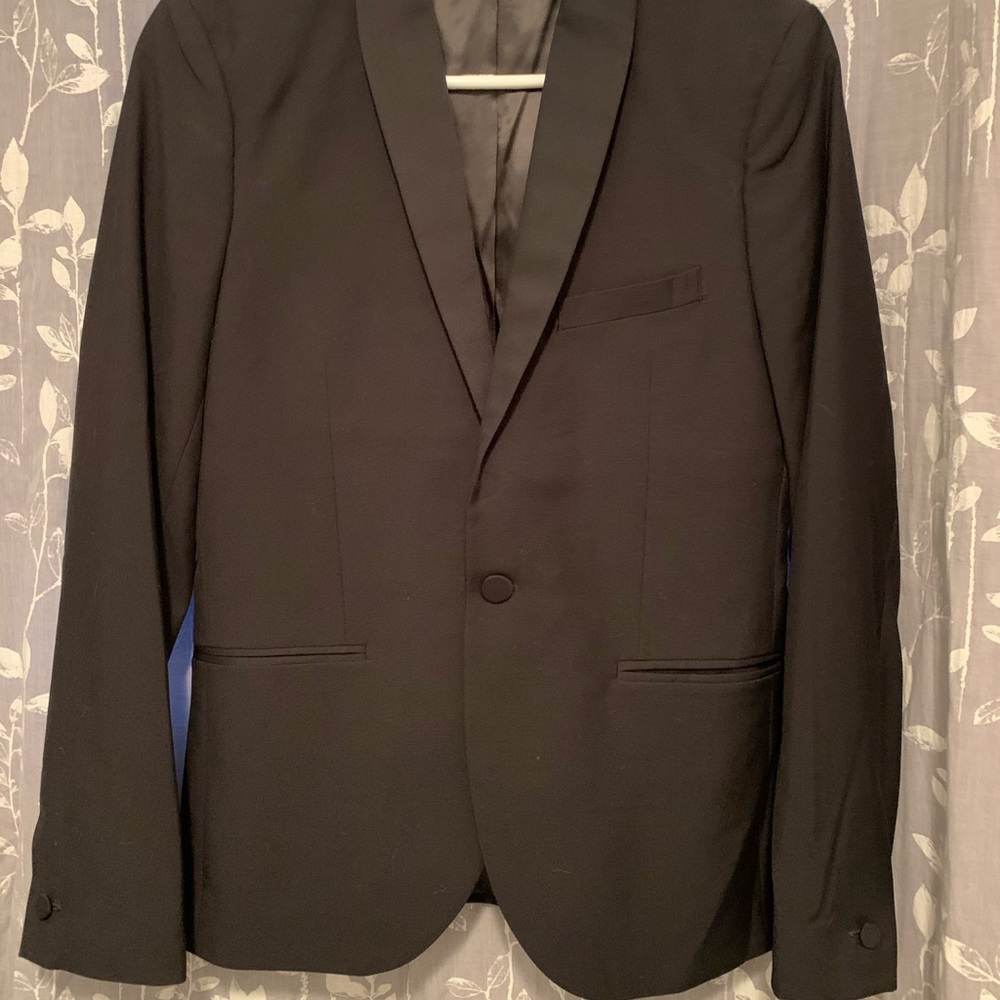 Black suit jacket